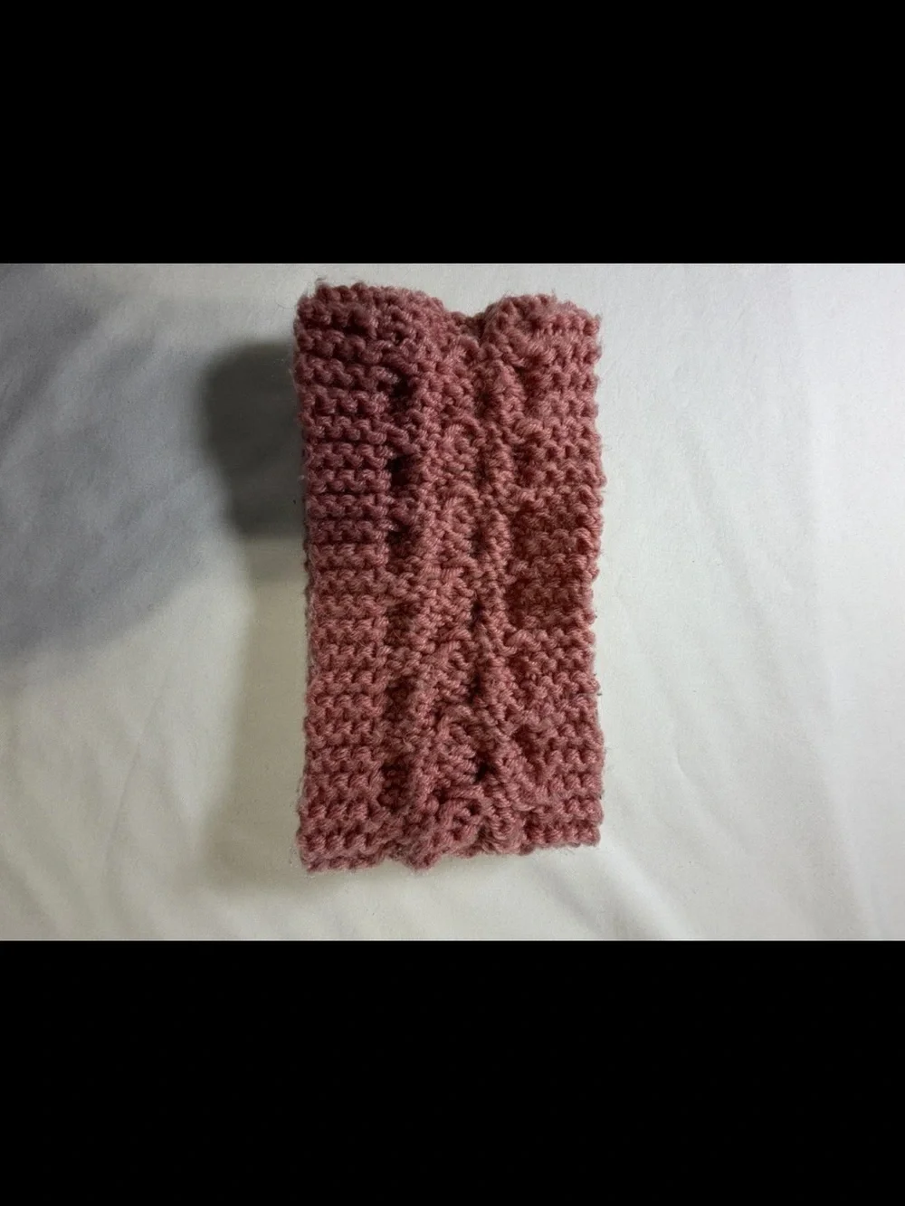 Cozy Cable Knit Headband in Dusty Rose - Women Accessories
